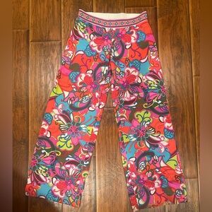Trina Turk Paisley Floral Funky Pants